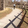 The LoBo trail, just after it crosses N 71st St. headed towards Niwot.