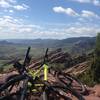 Lookout over Redrocks before the decent to where Morrison Slide Trail meets up with Redrocks Trail.