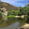 Part of the swimming hole.