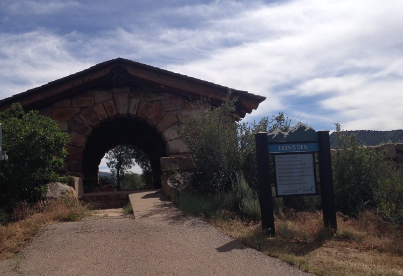 Lions Den picnic pavilion