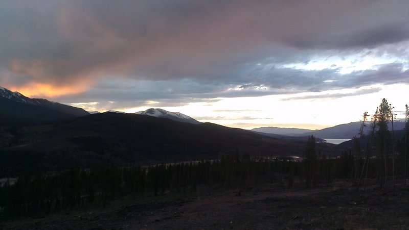 View from recent clear cut along the Upper Flume Trail near Mike's Trail intersection