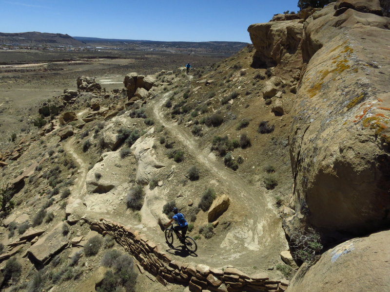 Great trail work on the switchbacks.