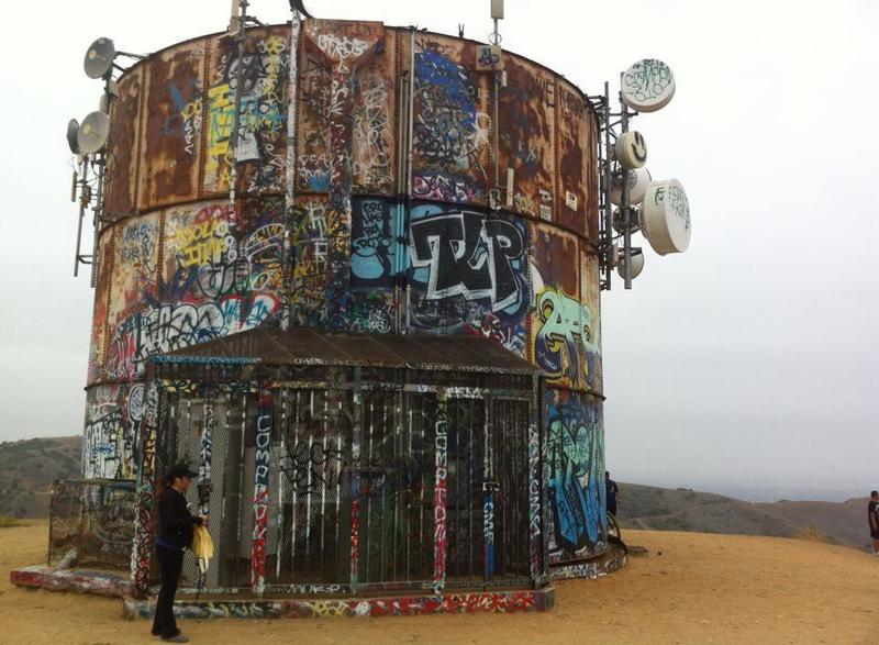 "The Water Tower" at Turnbull, a local icon.