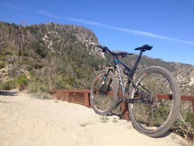 View of Strawberry peak from trail