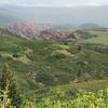 Looking down at Roxborough State Park.