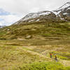 Rolling across the tundra, approaching Devil's Pass