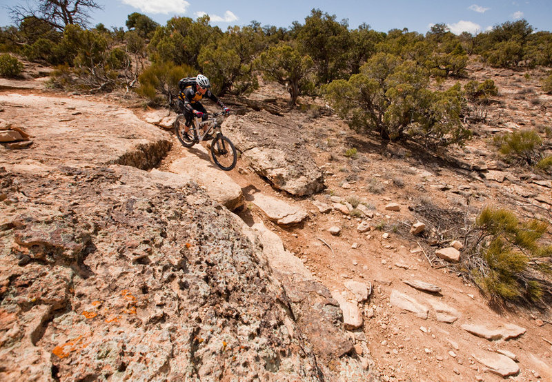 Free Lunch features every kind of rock challenge you can imagine, including sloping, slabby drops.