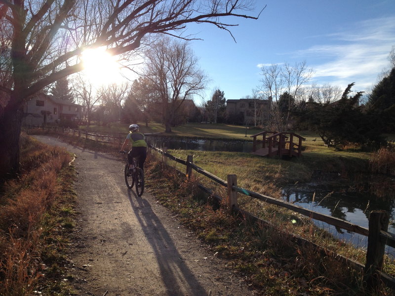 A pretty section along the lower Niwot Loop on the outskirts of Niwot.