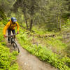 Riding through the transition from lower valley to upper valley