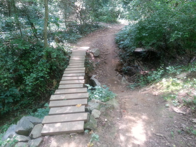 An optional bridge TTF over a gully after the BYT jump line.