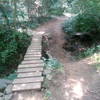 An optional bridge TTF over a gully after the BYT jump line.