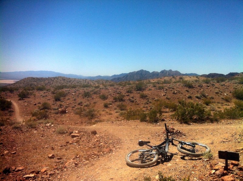 IMBA trail meets POW ride right to Mother, Left to Par None