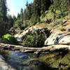 The waterfall / flume in June, absolutely worth the fun (albeit precarious in spots) singeltrack out & back.