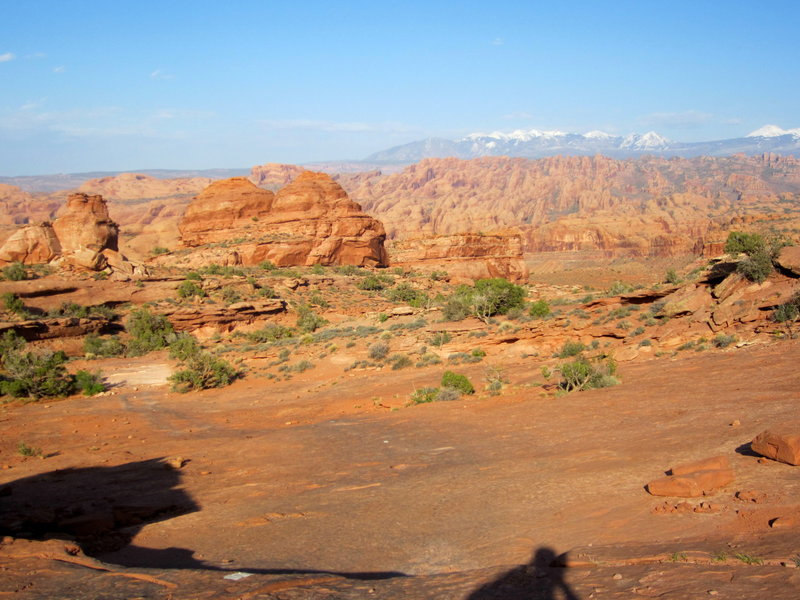 Amasa Back features numerous slickrock sections interspersed with dirt and rocky doubletrack.