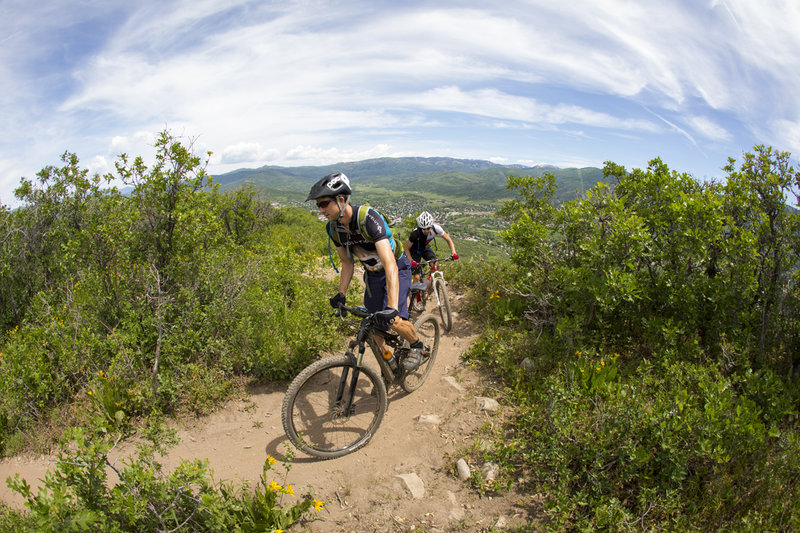 Lupine has great views of the Yampa Valley from top to bottom.