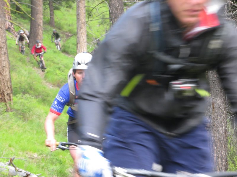 Rock and rollin' down Fire Creek.