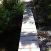 One of several bridge crossings along the Alder Creek section of the Emigrant Trail