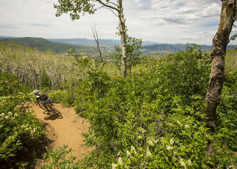 The berm section on Valley View