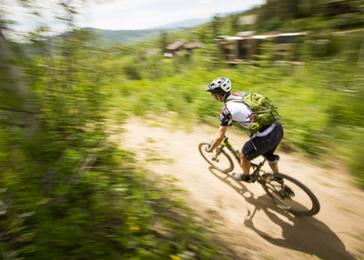 Wrangler Gulch is a quick hit at the bottom of the Steamboat Bike Park