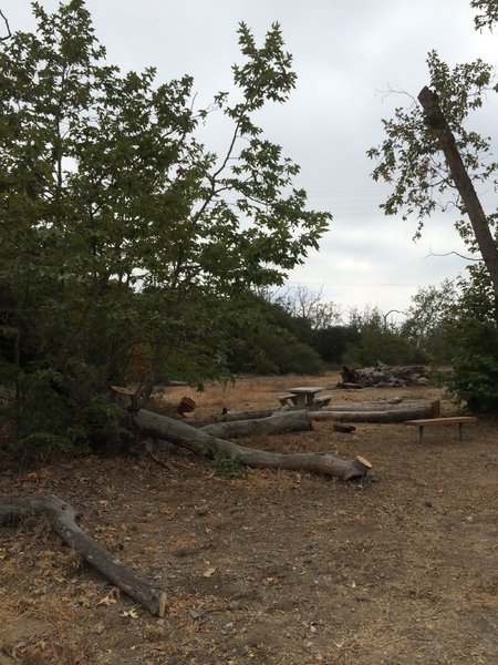 Picnic area and toilets.