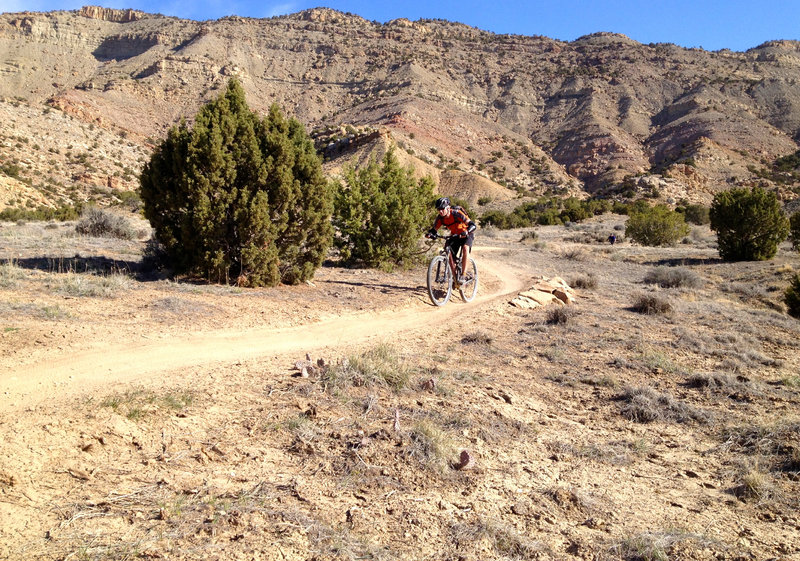 Cruising along the top part of PBR before the real fun begins!