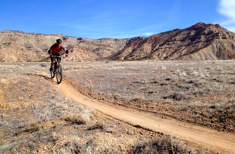 Smooth sailing on this fast, smooth singletrack.