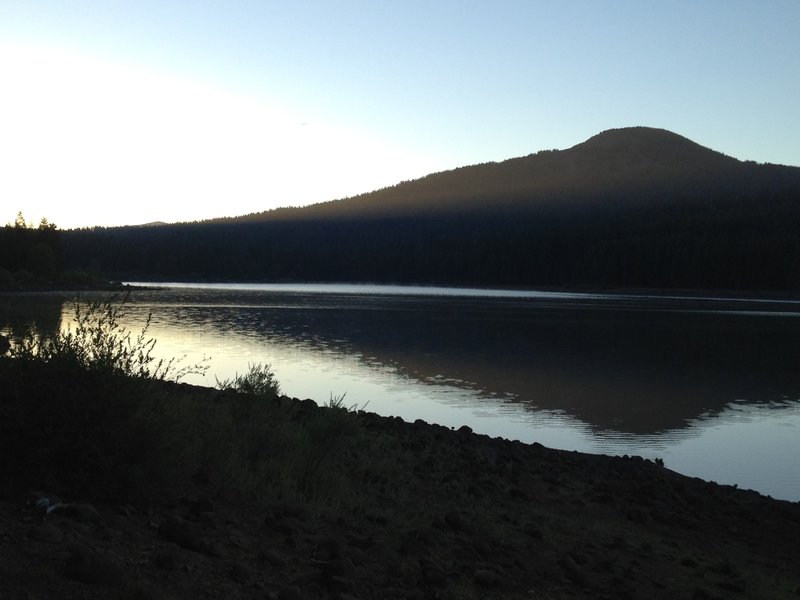 Fish Lake and Brown Mountain