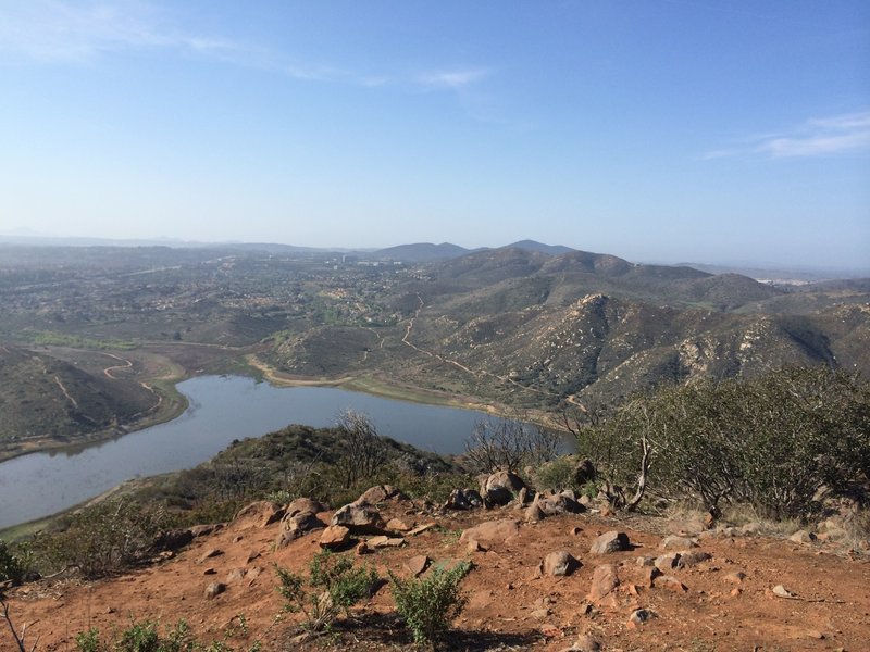 West facing view on Bernardo Summit.