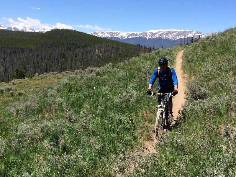 Great singletrack, great scenery.