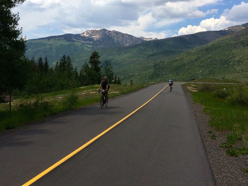 Big views as you get closer to Vail