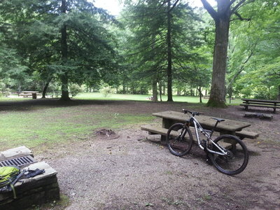 The bottom of Kitsuma at the picnic grounds before Old US 70