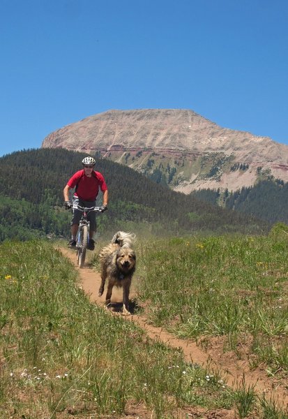 Rich & Roxy on the Engineer Moutain Trail, Durango