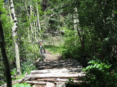 Bridge is rough, ride with care, but fun