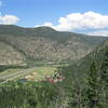 Overlooking Easter Seal camp and I-70 exit to Empire