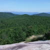 View from atop Big Rock trail.