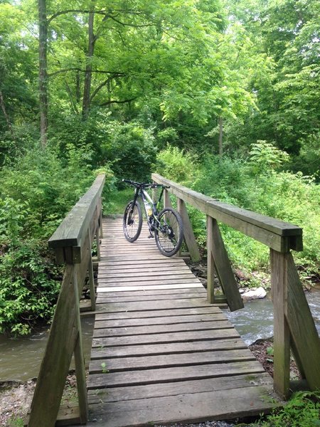 One of the many bridges along the route.