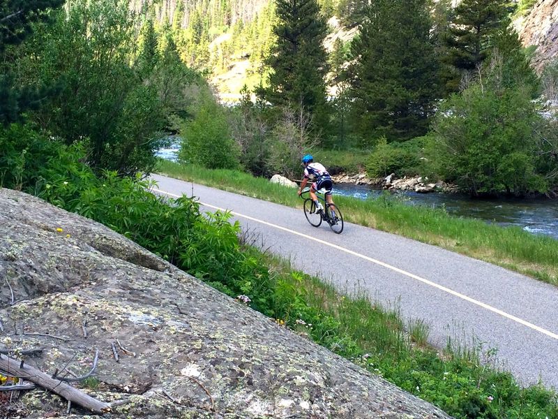 Nice stretch right along Tenmile Creek.