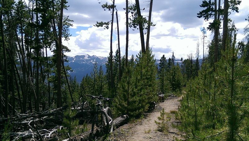 Breckenridge ski area in the distance