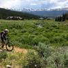 Heading up the start of Horseshoe Gulch with big views