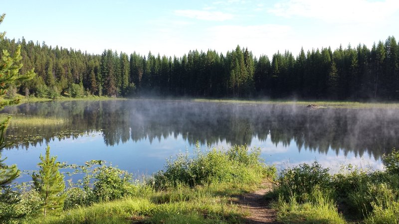 Lake Frater at the beginning/end of the ride.