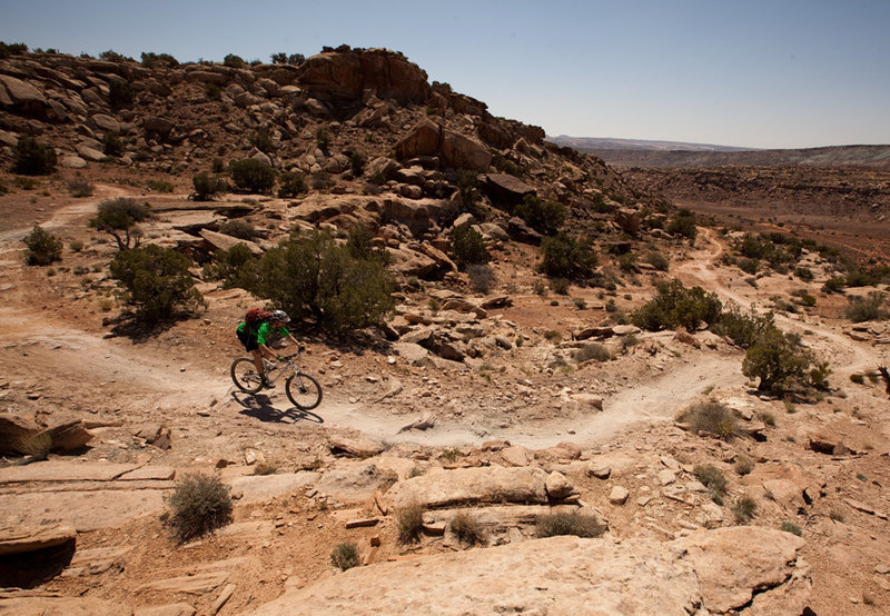 Descent on Sovereign back towards Sovereign Trailhead on Dalton Springs Rd