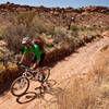 Sovereign Trail through a wash area near Dalton Springs Rd