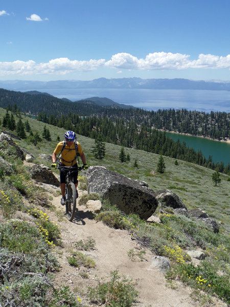 Fantastic views above Martlette Lake.