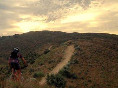 Morning Ride up Sidewinder