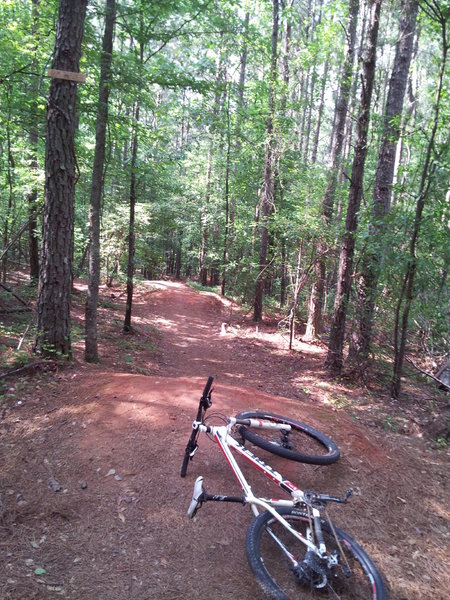 Top of Rim Bender.  It is a lot steeper than it looks here.