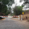 Go around this gate to begin the long climb to the top where Sunset Ridge Trail begins