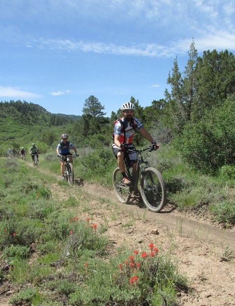 cruising lower spring creek with the crew