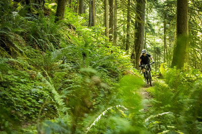 The finale of Deception Butte trail is mellow fun singletrack.
