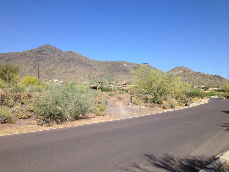 Back to civilization. Town trail parallels Cave Creek Road. One last short steep climb and you are back on a paved road headed back into town and the great Flat Tire Bike Shop. Be sure to finish your ride with a stop at Big Earl's Greasy Eats.