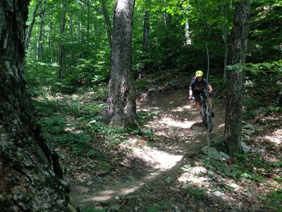 Enjoying a banked turn on Preacher